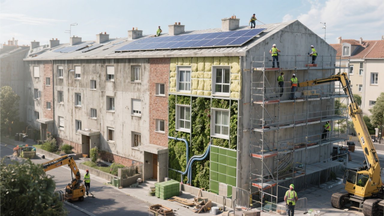 Logement social travaux de rénovation