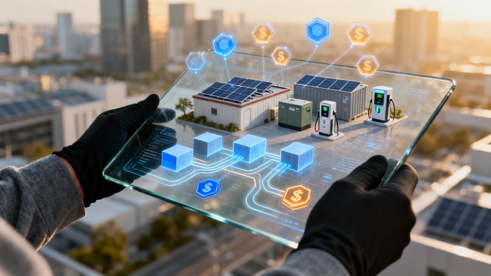 Infra énergie par la tokenisation pour des smartcities raadieuses